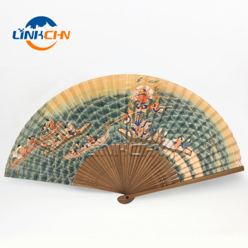 Chinese dragon accordion fan bamboo foldable souvenir fan